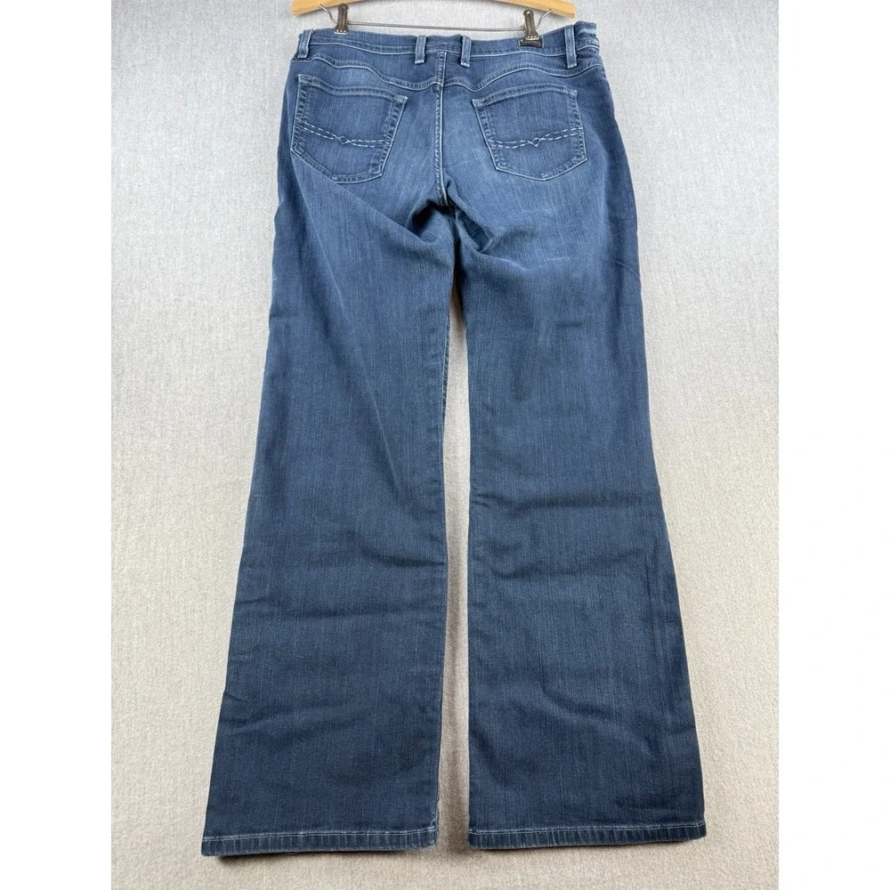 Lucky Brand Jeans Womens 12 Blue Bootcut Button Fly Mid Rise‎ Stretch Y2K
